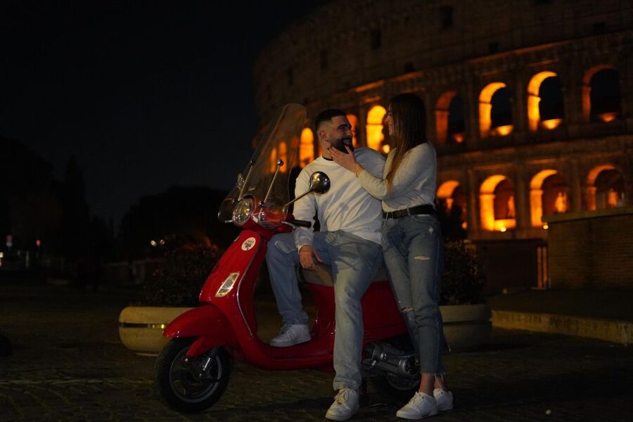 Rome: Vespa Scooter Night Tour with Pro Photographer service - Piazza dei Cavalieri di Malta and the side streets between icons