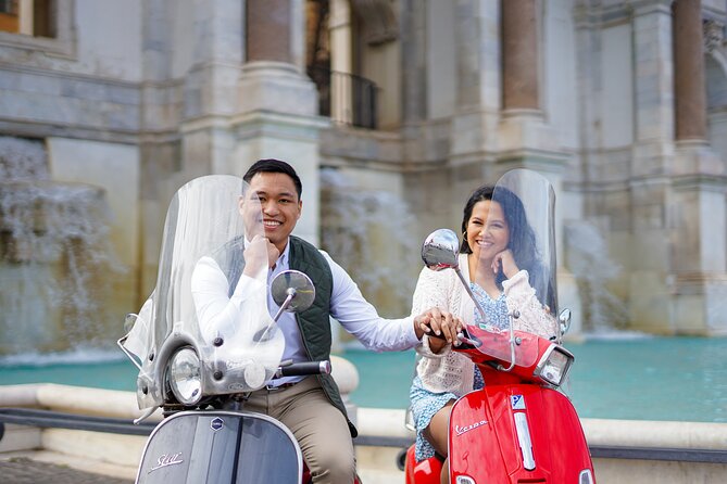 Rome Vespa Scooter Tour with Professional Photographer - Colosseum photo stop: big views, tight timing, no entry ticket