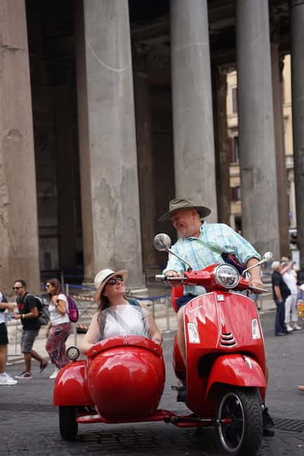 Rome Vespa Sidecar Tour: 90-Minute Panoramic Experience - Key Highlights You’ll Feel Immediately
