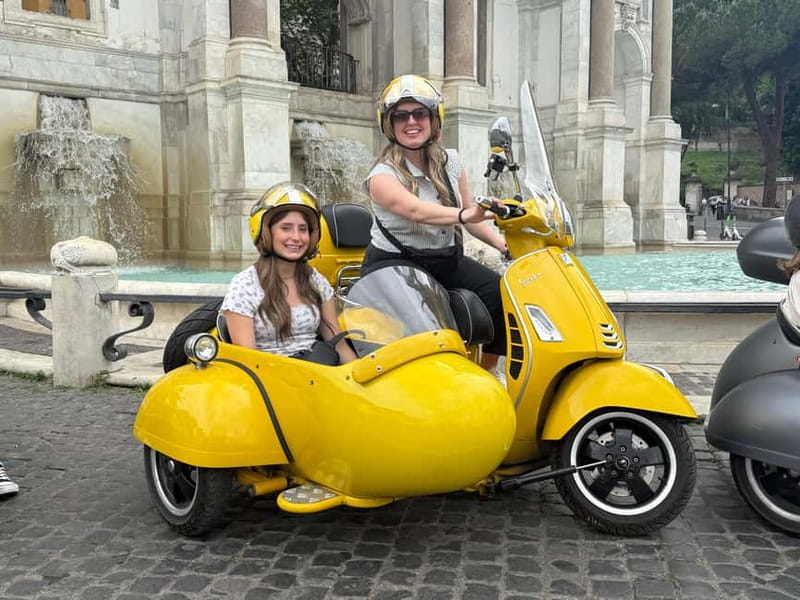 Rome: Vespa Sidecar Tour with Hotel Transfers & Gelato - Why a Vespa sidecar is the fastest way to see Rome’s highlights