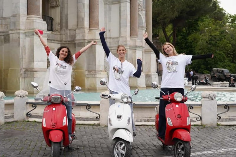 Rome Vespa Tour: Spirit of the Jubilee - Orange Garden and Santa Sabina: calm views plus one of Rome’s oldest churches