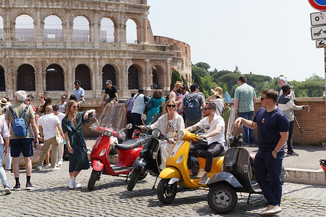 Rome Vespa Tour with Tiramisu - Pantheon Stop: Iconic Architecture Plus Tiramisu