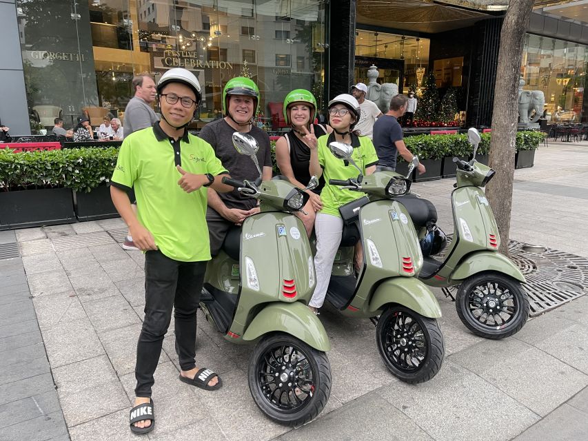 Saigon: Night Craft Beer And Street Food Tour By Vespa - Pickup at District 1 and a clear 5 PM start
