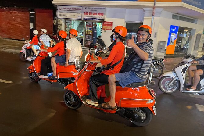 Saigon Vespa By Night Street Food With Female Riders Ao Dai - Vespa riding: the fun part, plus the comfort realities
