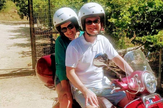 Savour The Flavors Of Corfu Vespa Scooter Tour - Agios Mathaios olive oil tour with The Governor producers