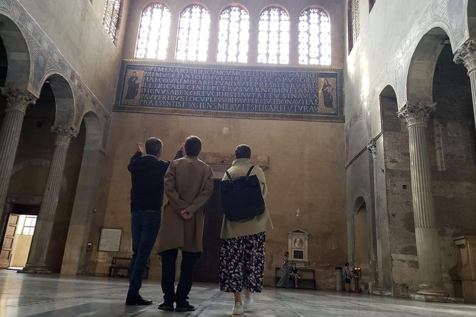 Secret Rome by Vespa private Tour - Santa Cecilia in Trastevere: Three Levels and Frescoes With Weight