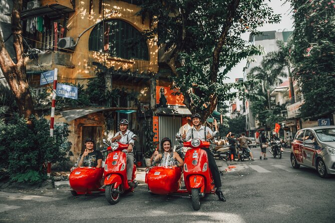 Small Group Vespa Sidecar Tour in Hanoi - Hoan Kiem Lake finish: Huc Bridge, Turtle Tower, and time for egg coffee