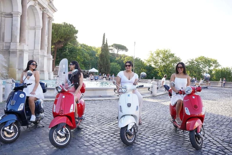 Taste, Explore, Capture-All inclusive Vespa Tour in Rome - Castel Sant’Angelo pass-by: a famous skyline moment in motion