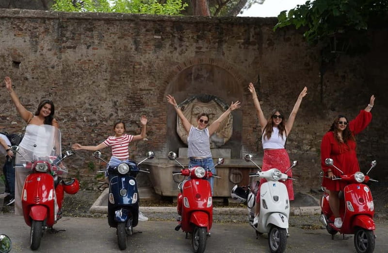 Vespa city tour in Rome with two different routes - Key things to know before you ride