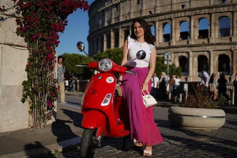 Vespa city tour in Rome with two different routes - Route option 1: Mouth of Truth to Piazza Navona