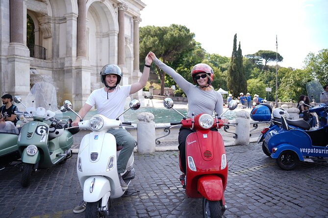 Vespa Experience in Rome– We Pick You Up Directly from Your Hotel - Stop 3: Fontana dell’Acqua Paola’s Iconic Photo Moment