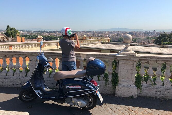 Vespa Primavera 125 cc Rental at Rome 24 ore - Riding skills that matter most: cobblestones, rain, and throttle confidence