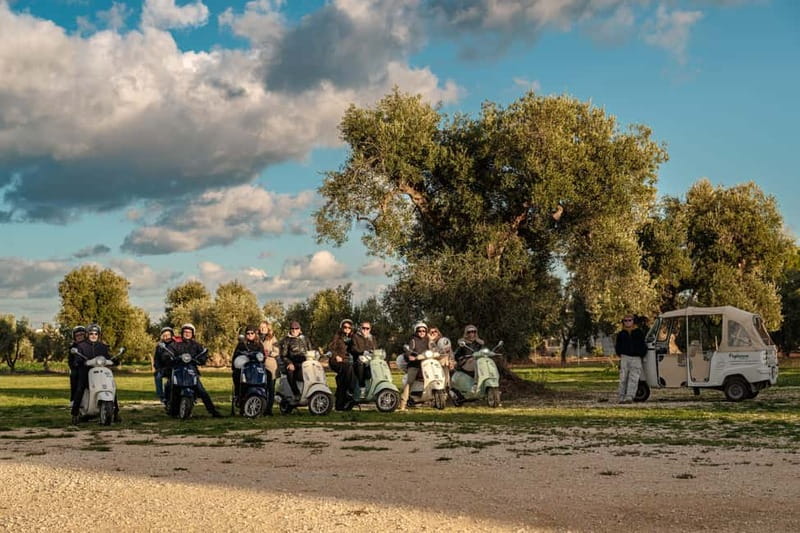 Vespa scenic tour: Trulli and Countryside with tastings in Itria Valley - Locorotondo: White Streets, Village Walking Time, and a Local Tasting