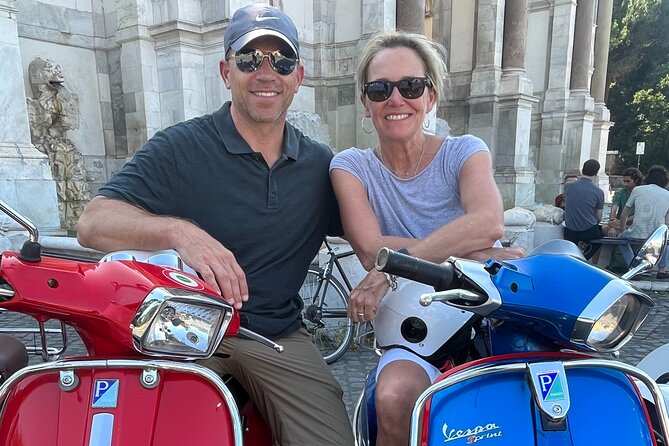 Vespa Self Drive Tour in Rome (Experience is a must!!) - Giardino degli Aranci and the Piramide in Rome