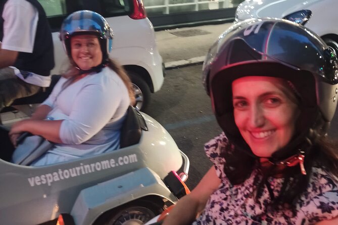 Vespa Sidecar Tour at Day/Night with Pickup - Janiculum Hill’s Fontanone: the ride ends with a view worth standing for