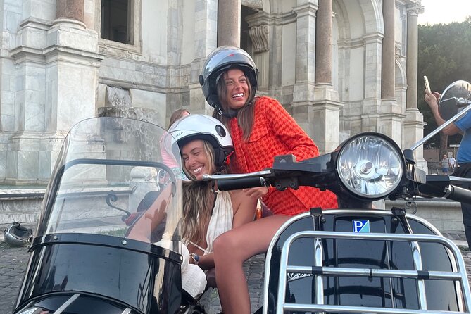 Vespa Sidecar Tour By Night with Pickup - Guides, drivers, and the value of personality
