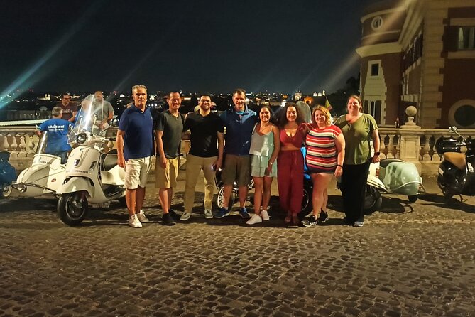 Vespa Sidecar Tour By Night with Pickup - Safety and comfort: what to plan for