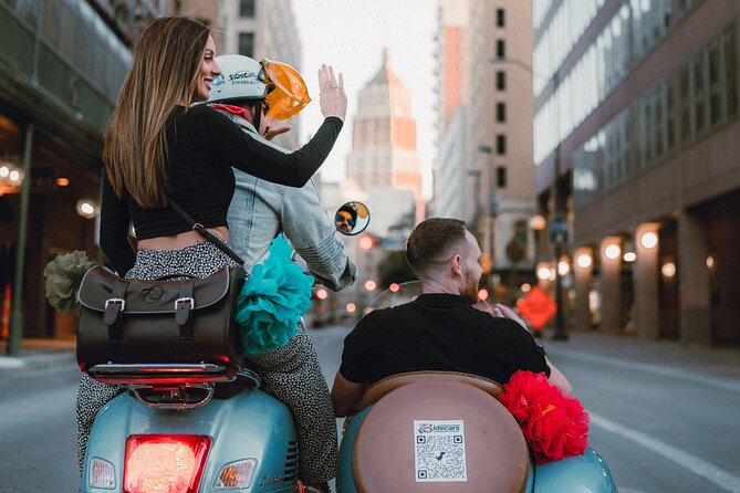 VESPA SiDECAR Tour in San Antonio with Tacos - Art Stops, an 18th-Century Spanish Townhouse, and Downtown’s Tallest View
