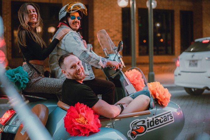VESPA SiDECAR Tour in San Antonio with Tacos - Comfort, Safety, and the 220-Lb Limit You Must Respect