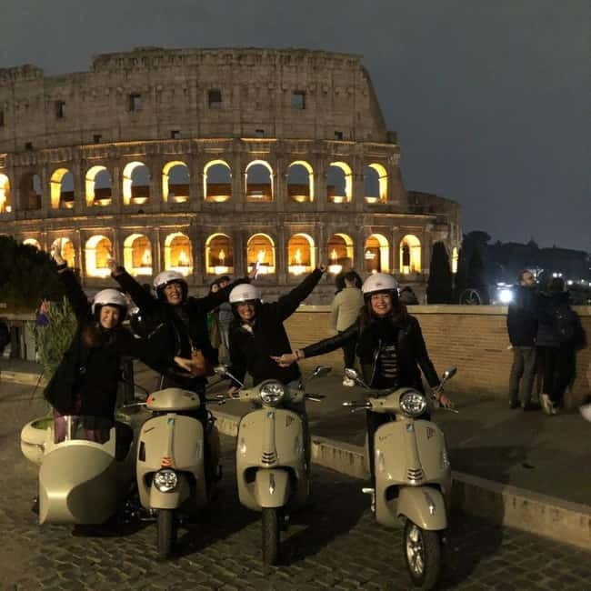 Vespa Sidecar Tour : Rome by Night - What’s included (and the small rules that matter)