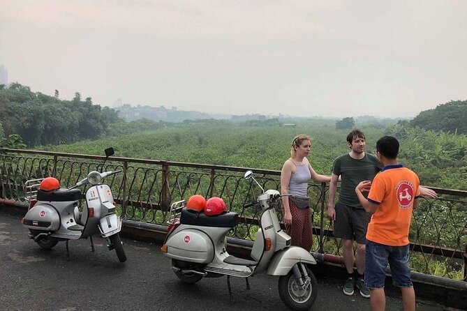 Vespa Tour HANOI BACK STREETS: FOOD+LOCAL LIFE+CULTURE & FUN - Lunch at Hanoi Train Station: a cozy reset after the ride