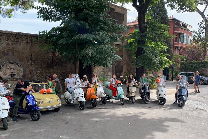 Vespa Tour in Rome Driven by Us with Optional Pick Up - Getting Started at Piazza dei Calcarari