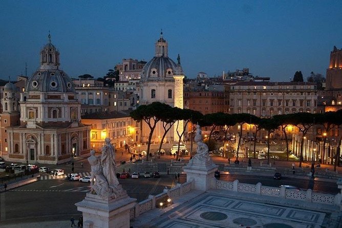 Vespa Tour with driver Rome By Night 3 hours - Safety Setup: Helmets, Hair Nets, and Night Riding Confidence